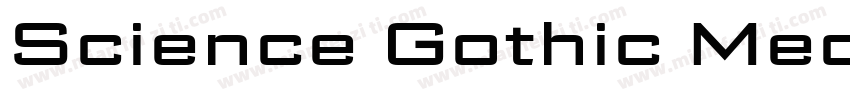 Science Gothic Med字体转换